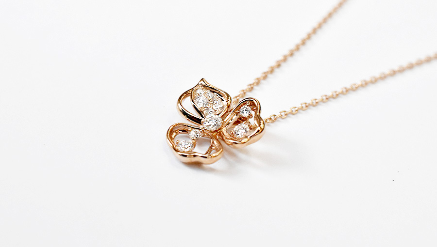 NADIA La PassionK18PGダイヤネックレス CCNDY3181