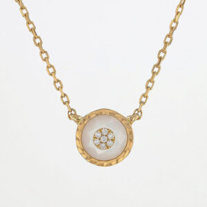 KORLOFF Je Play K18PGマザーオブパールネックレス NNCKF SP011