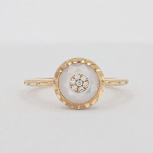 KORLOFF Je Play K18PGマザーオブパールリング NFRKF SP009