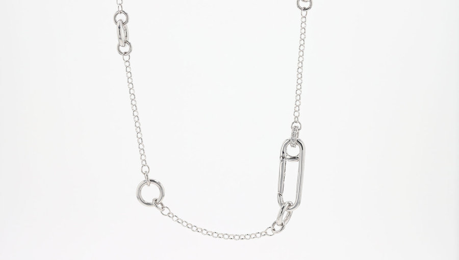 LA SOMA Loop K18WGネックレス クリップ WDDNC1948