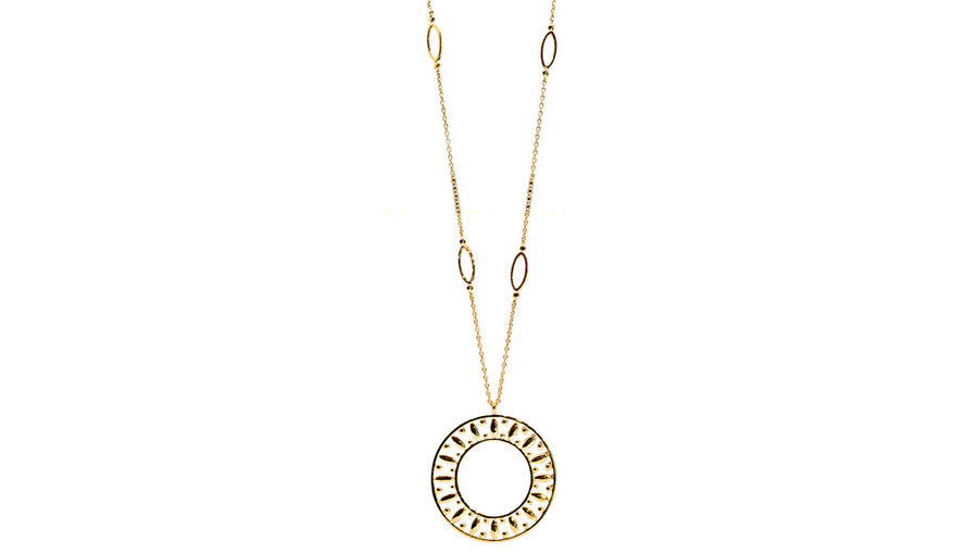 LA SOMA Marguerite K18YGロングネックレス GPC2013