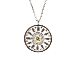 LA SOMA Marguerite PT950ダイヤネックレス QDDPC2014