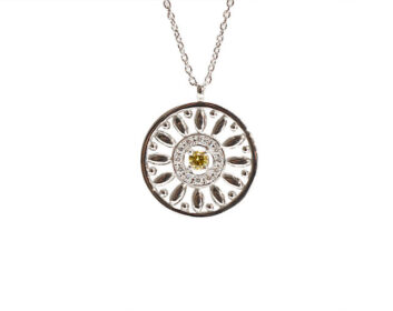 LA SOMA Marguerite PT950ダイヤネックレス QDDPC2014
