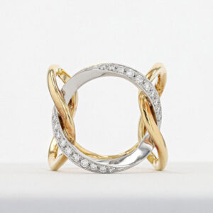 la soma K18/PTダイヤリング MDDFR3951