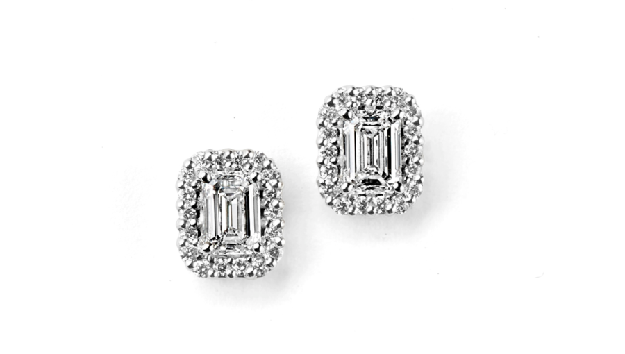 NADIA La Ligne PT950ダイヤピアス エメカット QPNDE4058