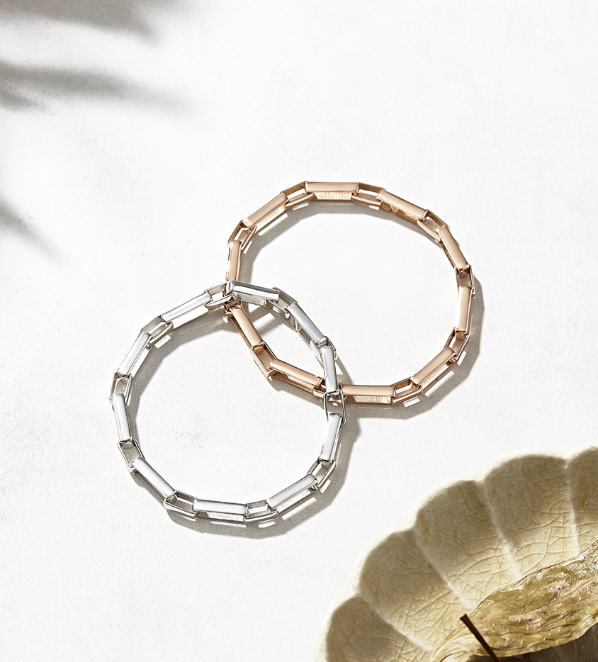 LA SOMA LOOP K18PGブレスレット