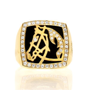 la soma K18YGダイヤリング GDDFR 4003