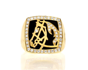 la soma K18YGダイヤリング GDDFR 4003