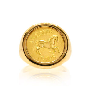 la soma コインK24/K18YGリング JFR G3990