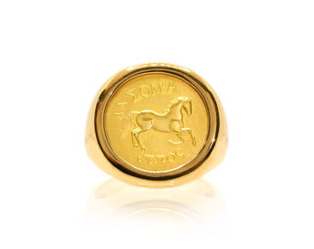 la soma コインK24/K18YGリング JFR G3990