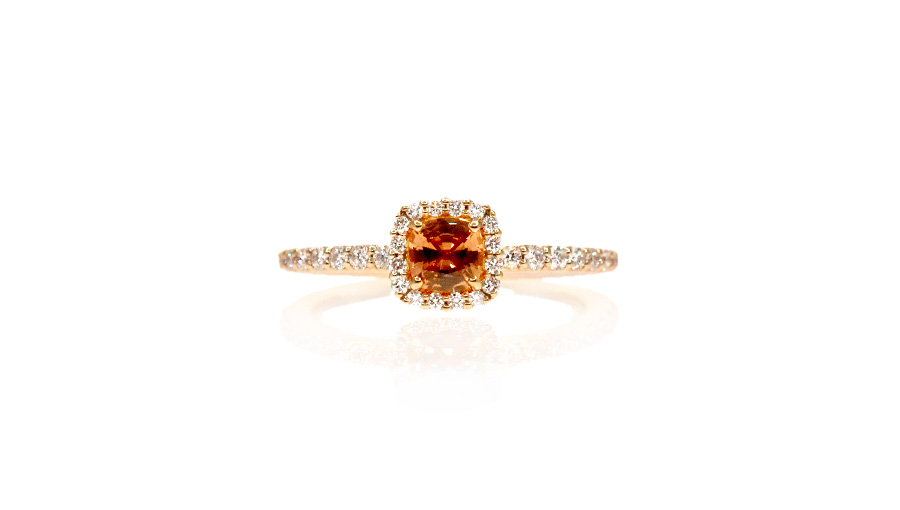 K18OG非加熱サファイアリング