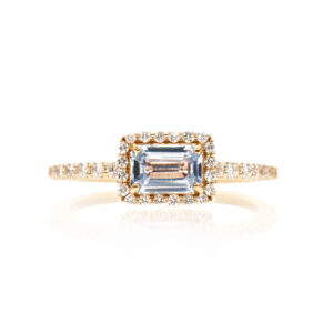 K18PG非加熱サファイアリング