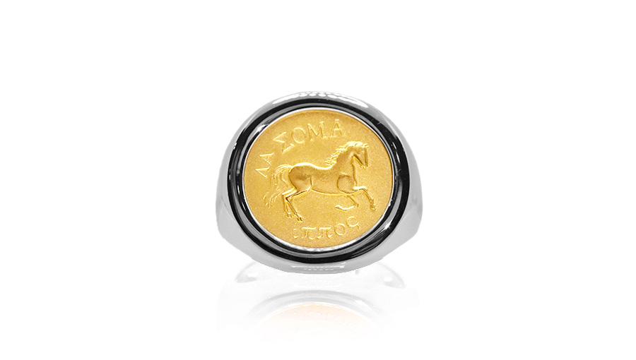 la soma コインK24/PT950リング JFR Q3990