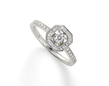 NADIA Holiday Collection　Polestar117　PT950ダイヤリング QRNDX2192