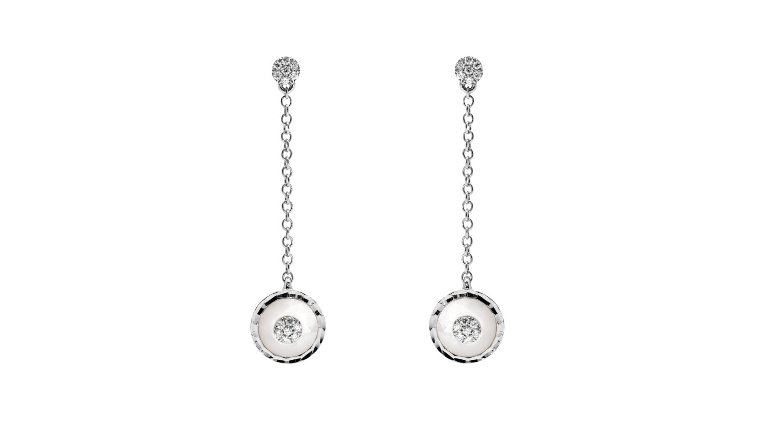 KORLOFF Je Play K18WGマザーオブパールピアス NPRKF SP