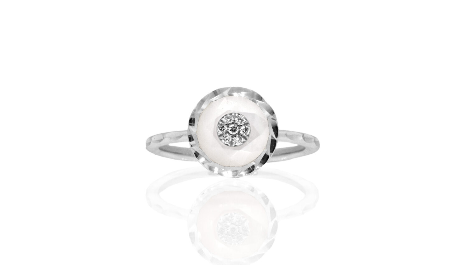 KORLOFF Je Play K18WGマザーオブパールリング WFRKF SP