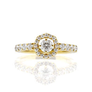 NADIA Polestar117 K18YGダイヤリングGRNDX2002