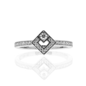 KORLOFF Eclat K18WGダイヤリング WFRKF EC001