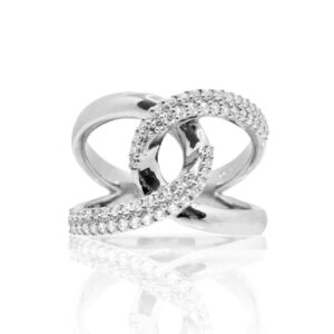 LA SOMA Desert PT950ダイヤリング QDDFR 3989