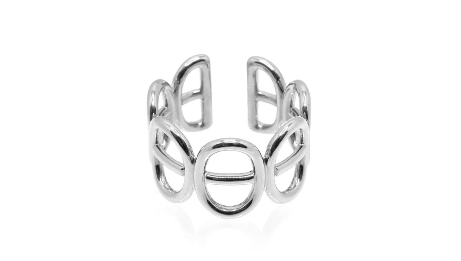 LA SOMA Horseshoe K18WGリング WFRS4030