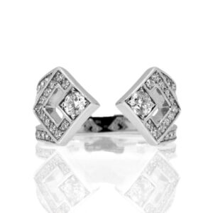 KORLOFF Eclat K18WGダイヤリング WFRKF EC005