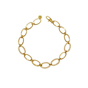 LA SOMA Loop K18YG ダイヤブレスレット GDDBL 1986