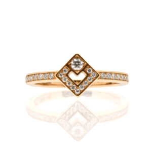 KORLOFF Eclat K18PGダイヤリング NFRKF EC002