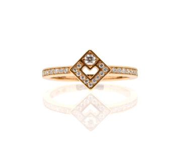 KORLOFF Eclat K18PGダイヤリング NFRKF EC002