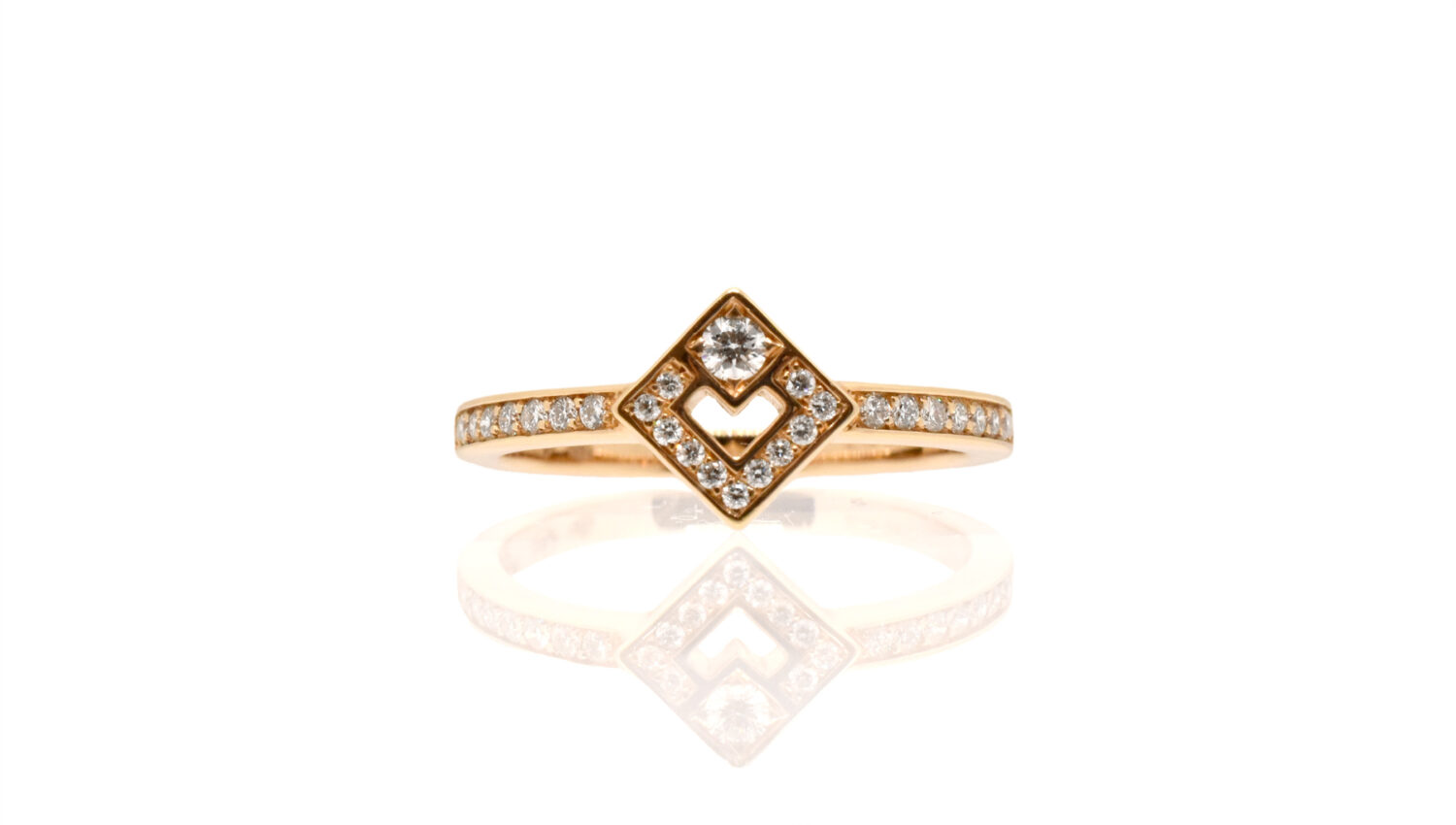 KORLOFF Eclat K18PGダイヤリング NFRKF EC002