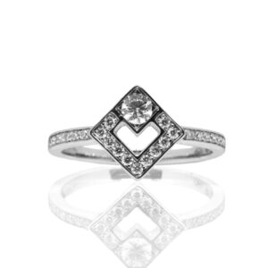 KORLOFF Eclat K18WGダイヤリング WFRKF EC003