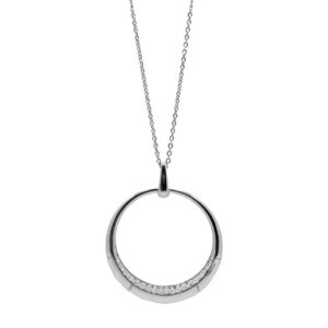 LA SOMA Circle PT950ダイヤネックレス QDDPC 1994