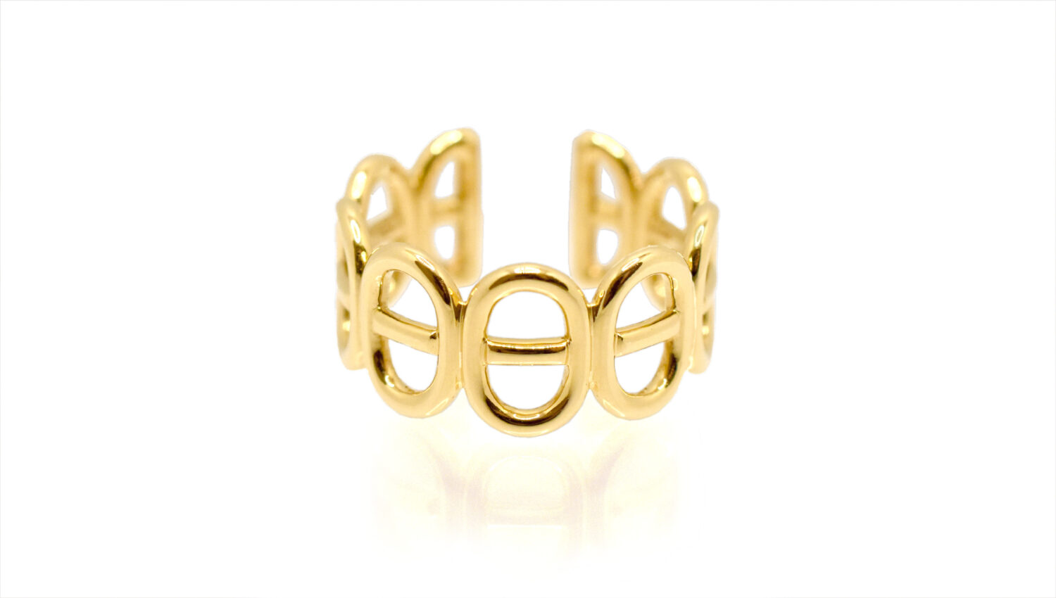 LA SOMA Horseshoe K18YGリング GFRM4035