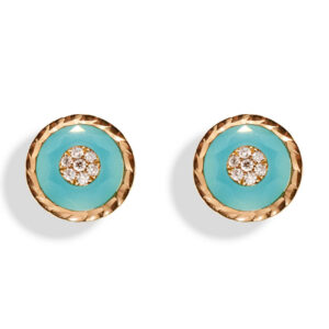 KORLOFF Je Play K18PGブルーアゲートピアス NPRKF SP