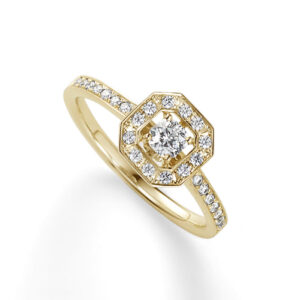 NADIA Holiday Collection Polestar117 K18YGダイヤリング GRNDX2192