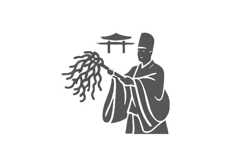 祈祷シルエットbg-w