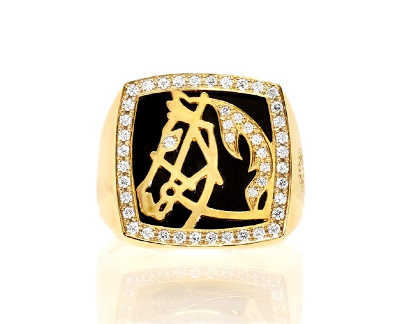 la soma K18YGダイヤリング GDDFR 4003