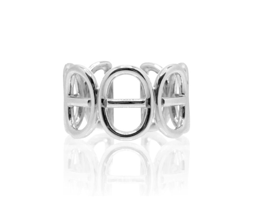 LA SOMA Horseshoe K18WGリング WFRS4030