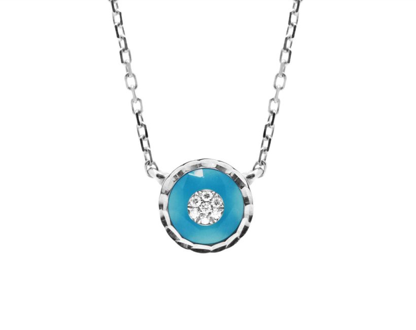 KORLOFF Je Play K18WGマザーオブパールネックレス WNCKF SP033