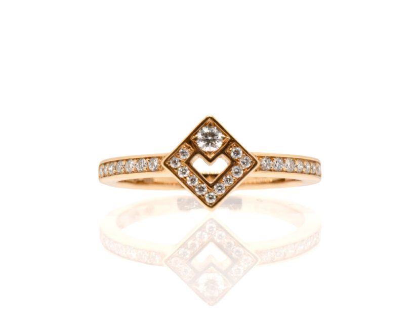 KORLOFF Eclat K18PGダイヤリング NFRKF EC002