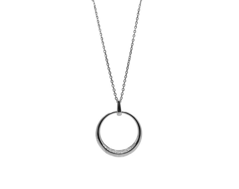 LA SOMA Circle PT950ダイヤネックレス QDDPC 1995