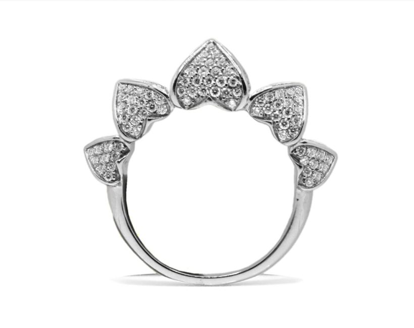 KORLOFF Korlove K18WGダイヤリング WFRKF KL002