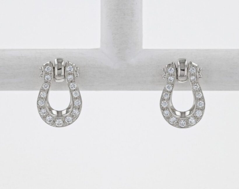 LA SOMA Horseshoe PT ダイヤピアス・パヴェ PDDPR274