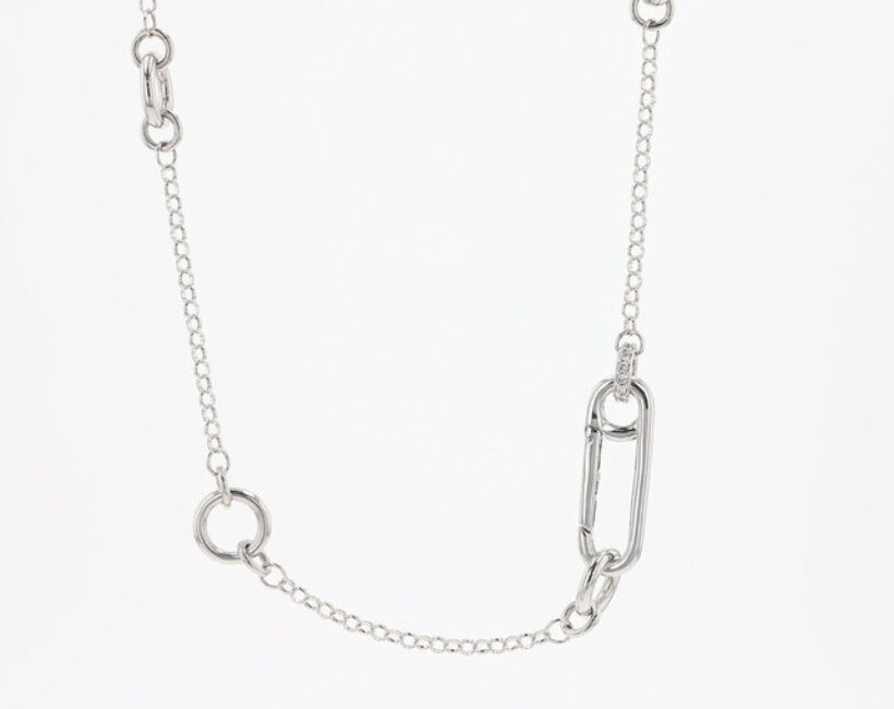 LA SOMA Loop K18WGネックレス クリップ WDDNC1948