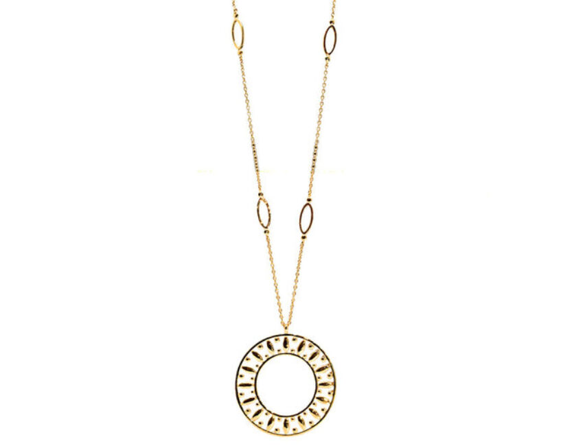 LA SOMA Marguerite K18YGロングネックレス GPC2013