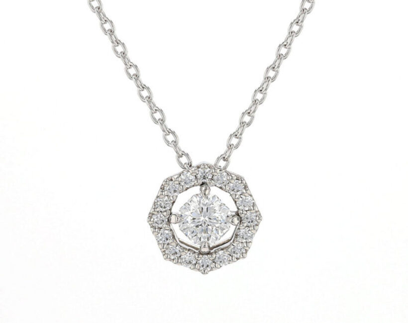 NADIA Polestar117 PTダイヤネックレス 取り巻きQCNDX3006