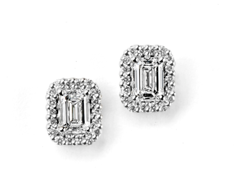 NADIA La Ligne PT950ダイヤピアス エメカット QPNDE4058
